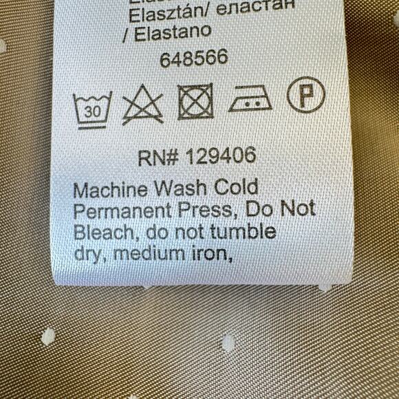 VENUS Linen Blend Blazer Jacket Women's Size 12 Beige with Fringe Details Career - Picture 12 of 13